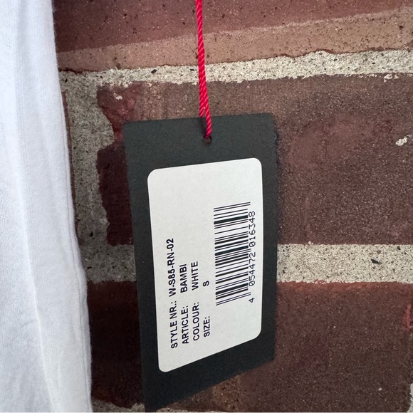 Rockstars & Angels White Deer Head 100% Cotton T Shirt Women’s Small NEW - Picture 4 of 8